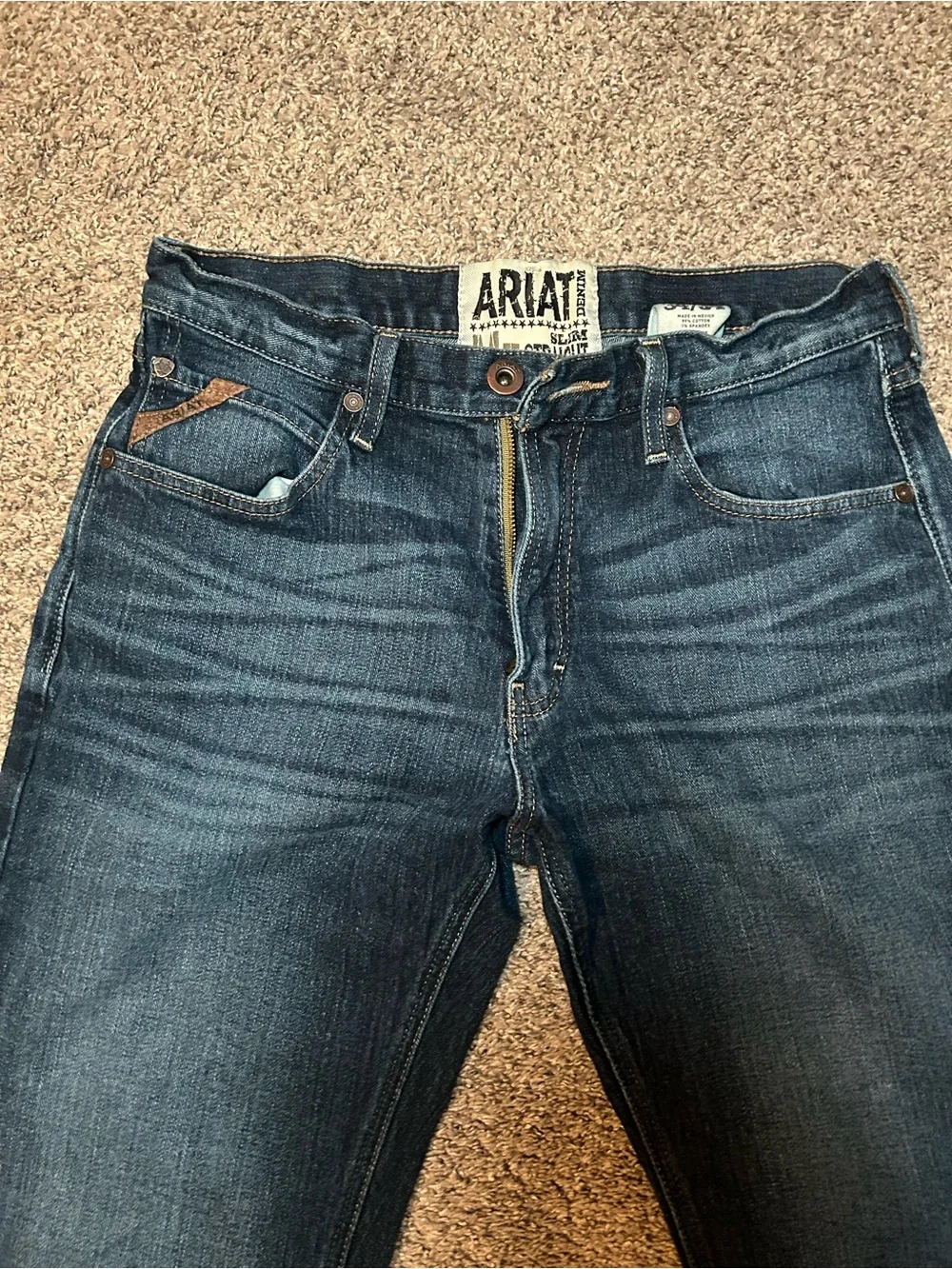 Ariat Men's Indigo Straight Jeans
